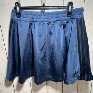 adidas originals Navy Mini Skirt with Black Three-Stripes